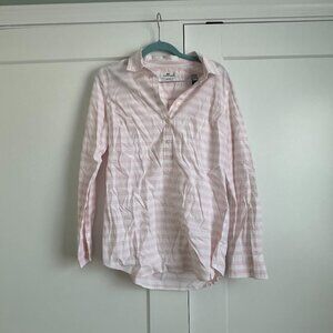 Vineyard Vines Pink and White Stripe Shirt - 10
